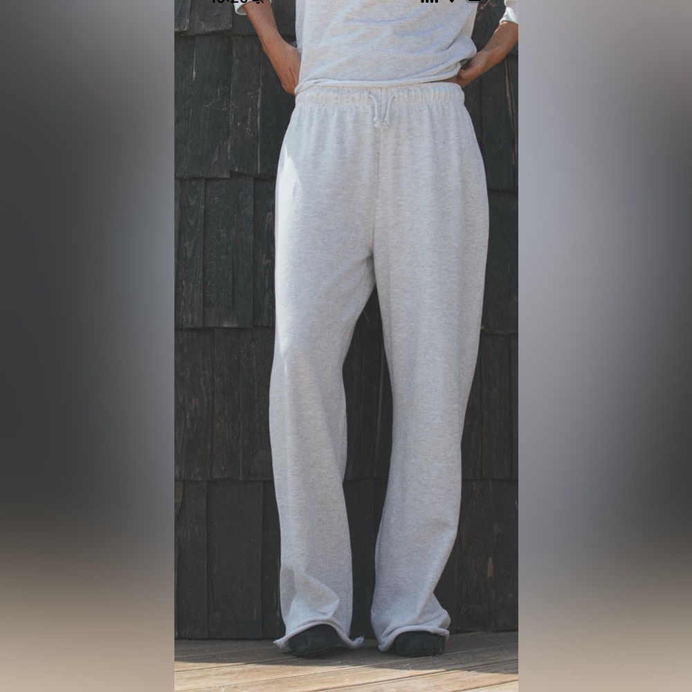 NWOT ZARA Washed Effect Plush Jogger Pant M
